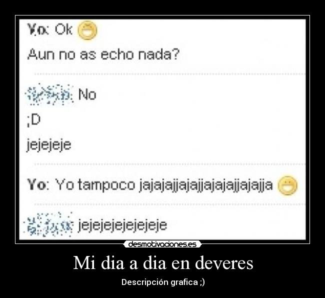 Mi dia a dia en deveres - 