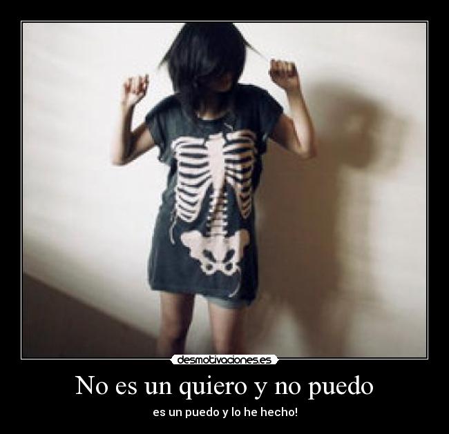 No es un quiero y no puedo - 