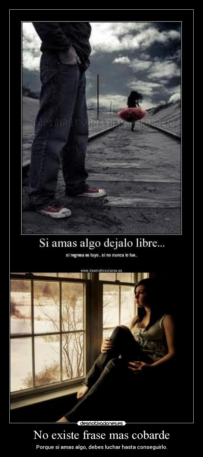 No existe frase mas cobarde -