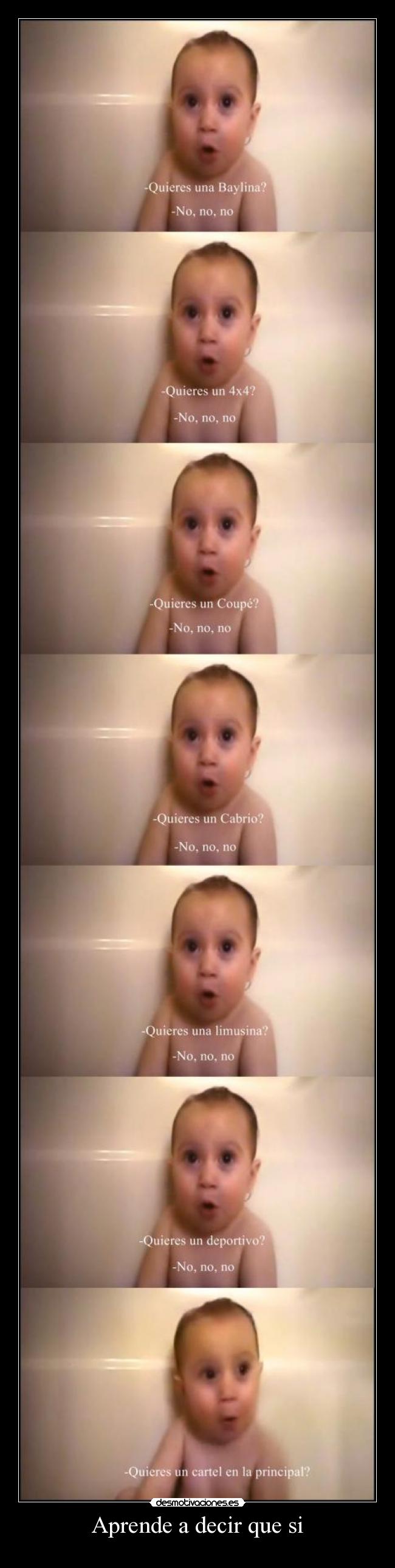 Aprende a decir que si -
