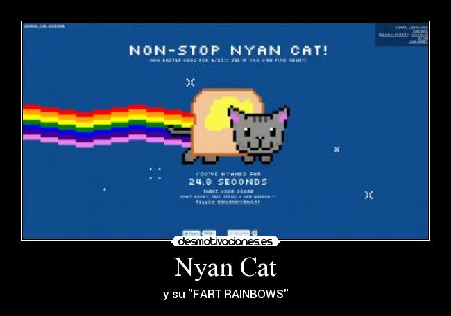 Nyan Cat - y su FART RAINBOWS