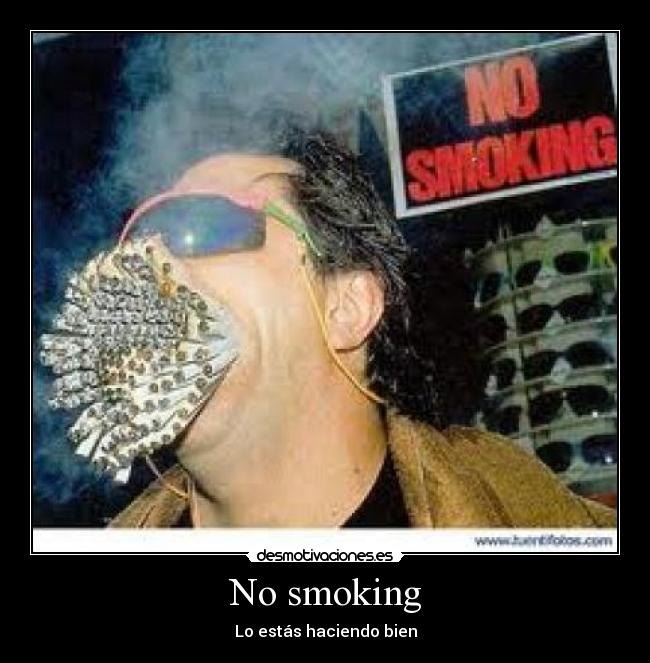 No smoking -