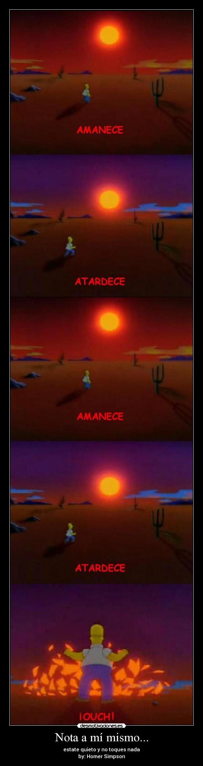 Nota a mí mismo... -