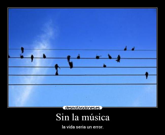 Sin la música - 