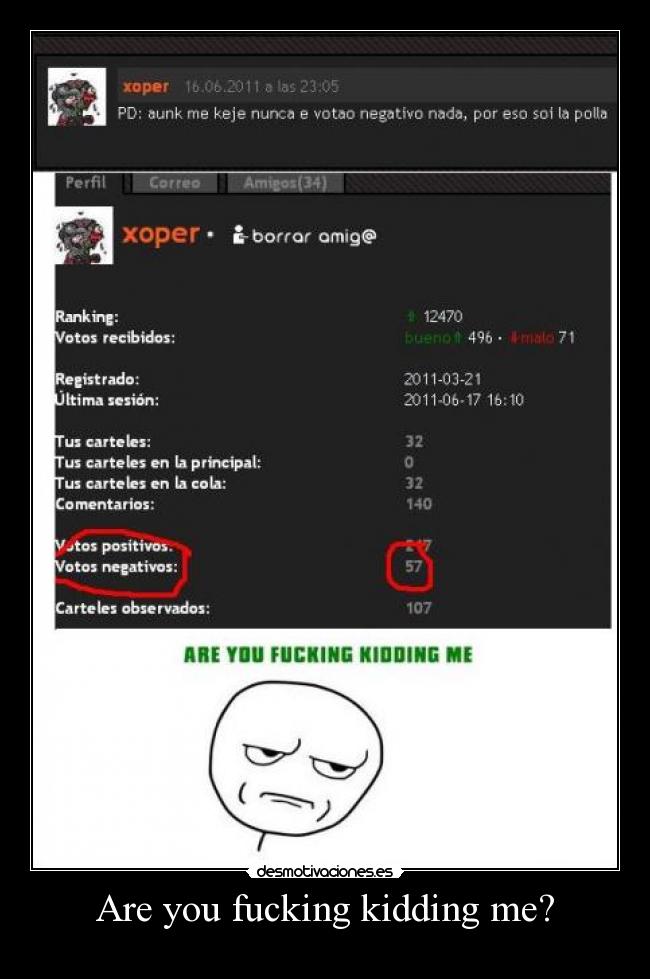 Are you fucking kidding me? -