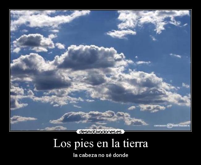 Los pies en la tierra -