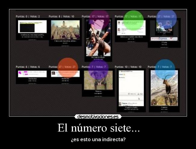 El número siete... - 