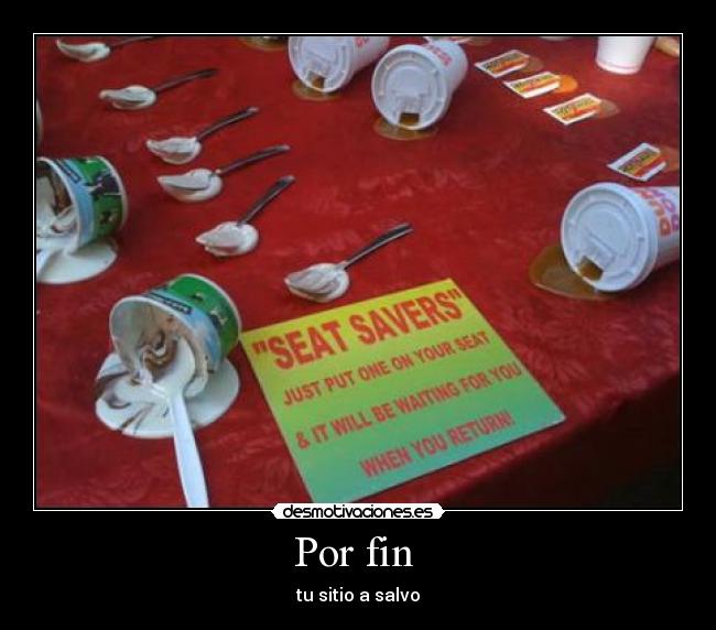 Por fin  - tu sitio a salvo