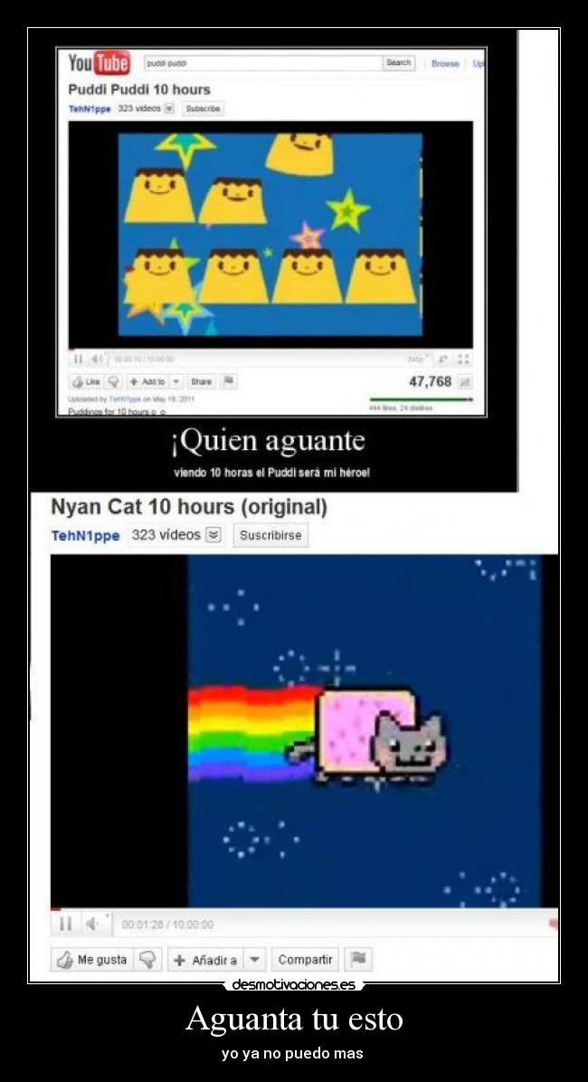 carteles nyaaaana desmotivaciones