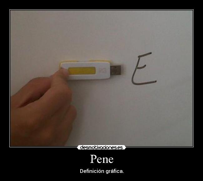 Pene - Definición gráfica.