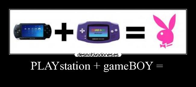 PLAYstation + gameBOY = -