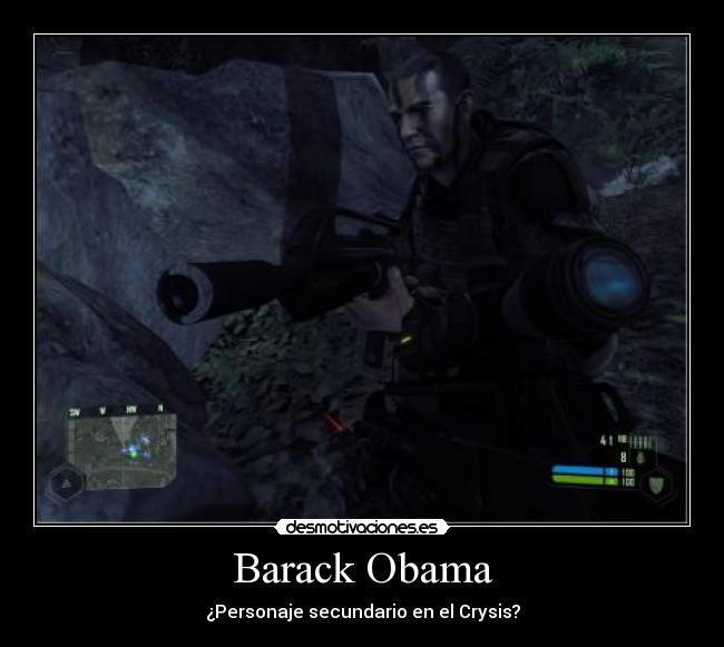 Barack Obama - ¿Personaje secundario en el Crysis?