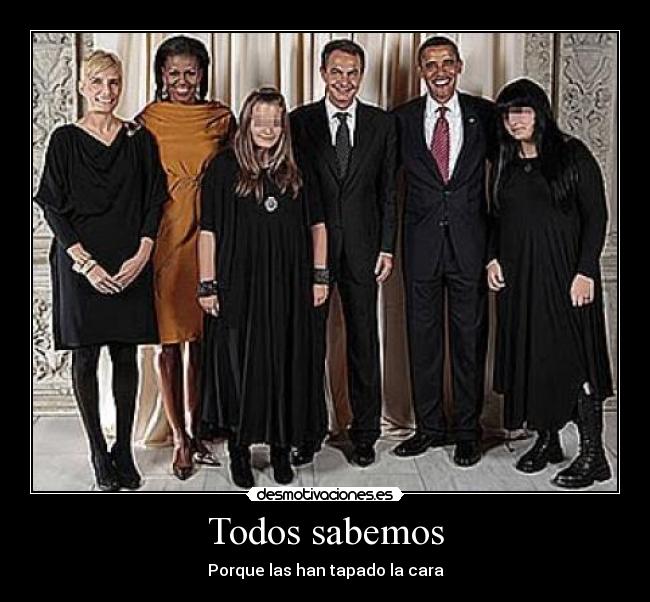 Todos sabemos - Porque las han tapado la cara
