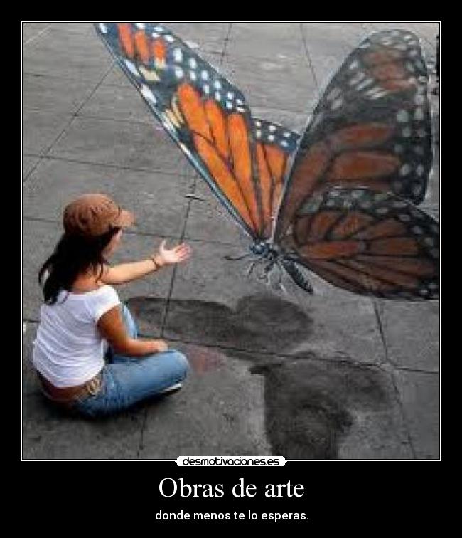 Obras de arte - donde menos te lo esperas.