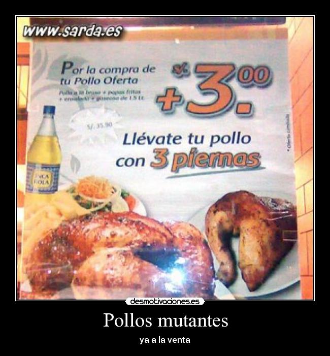 Pollos mutantes - 