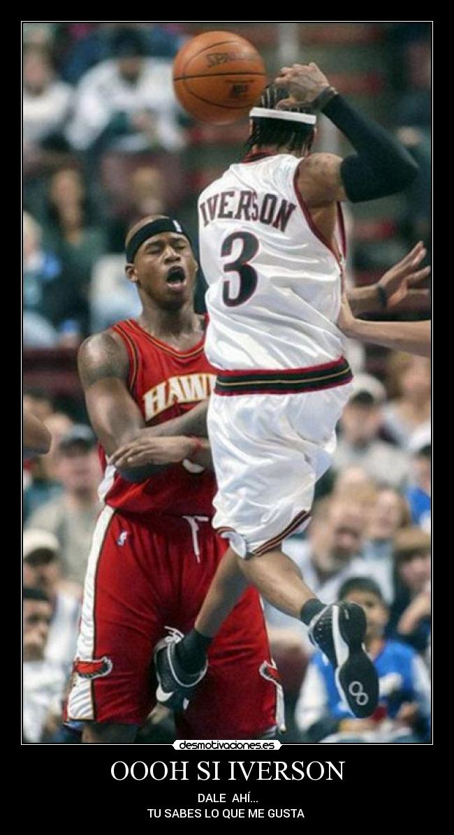 carteles iverson golpe desmotivaciones