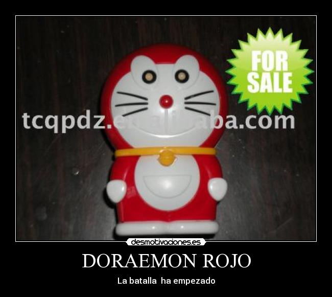 DORAEMON ROJO - La batalla  ha empezado