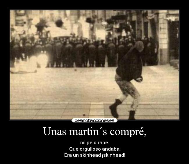 Unas martin´s compré, - 