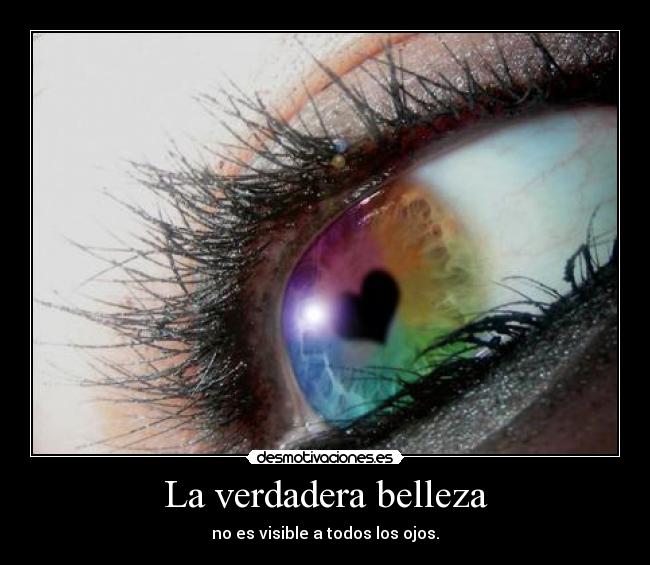 La verdadera belleza -