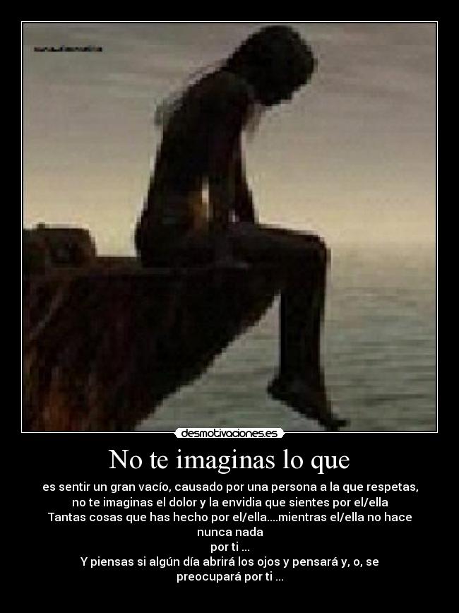 No te imaginas lo que - 