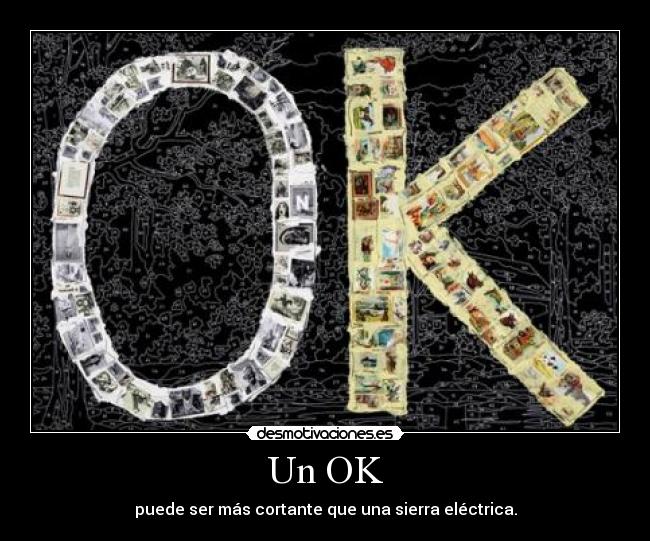 Un OK -