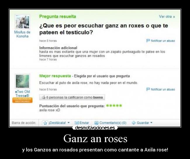 Ganz an roses - y los Ganzos an rosados presentan como cantante a Axila rose!