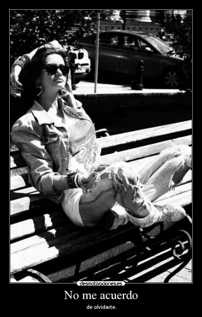 No me acuerdo - 