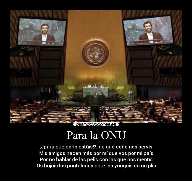 carteles para onu desmotivaciones