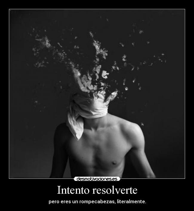 Intento resolverte - 