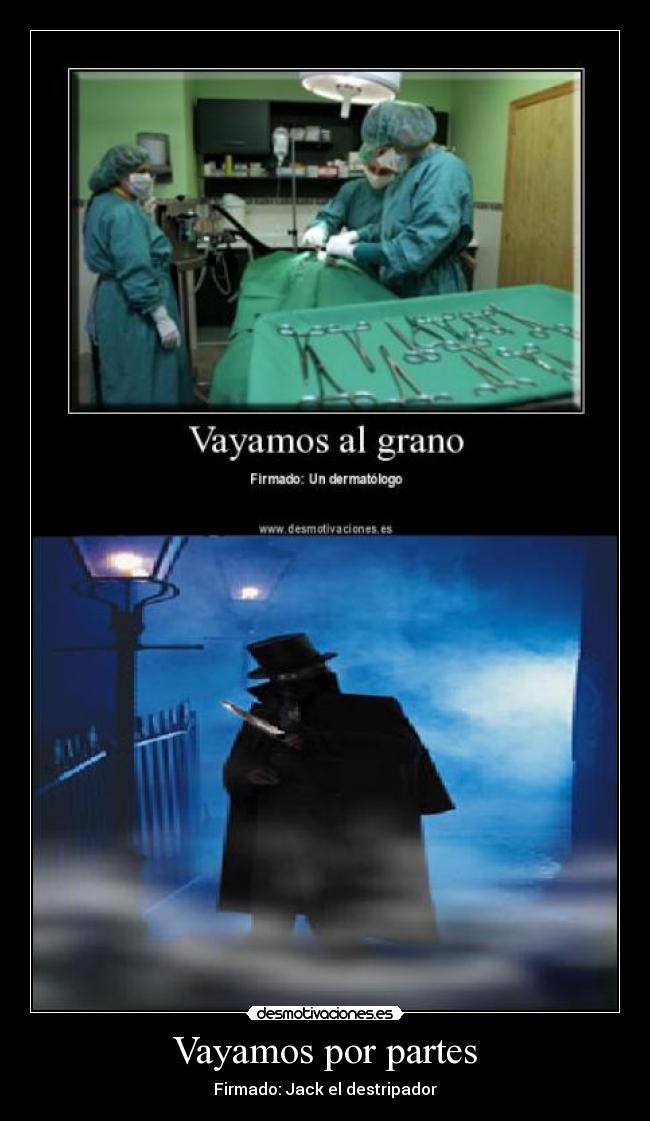 Vayamos por partes -