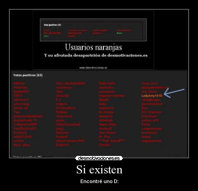 Si existen - 