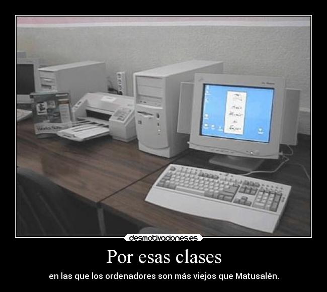 Por esas clases -