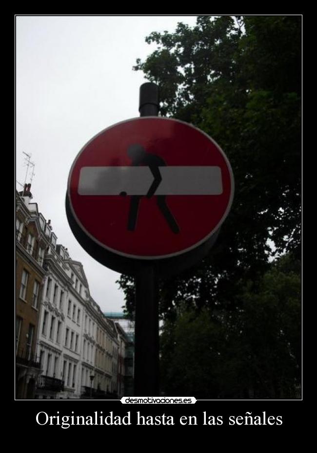 Originalidad hasta en las señales - 