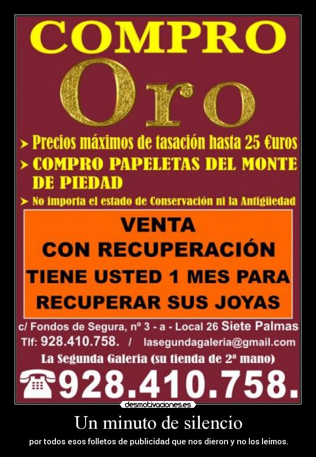 Un minuto de silencio - 