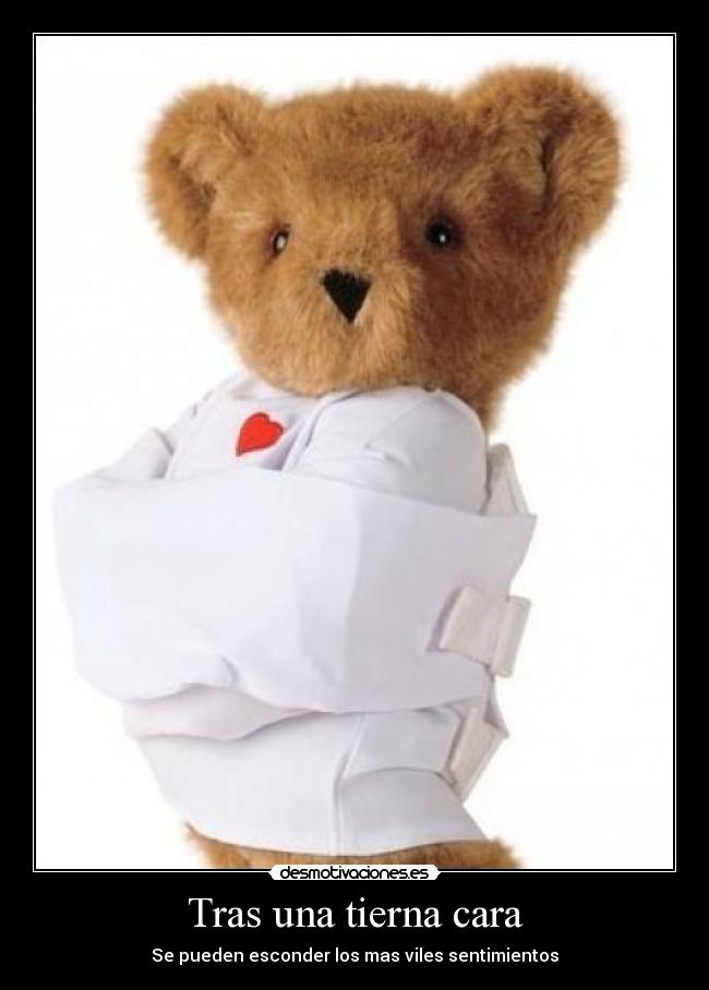 Tras una tierna cara -