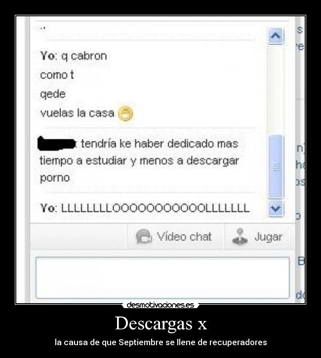 Descargas x - la causa de que Septiembre se llene de recuperadores