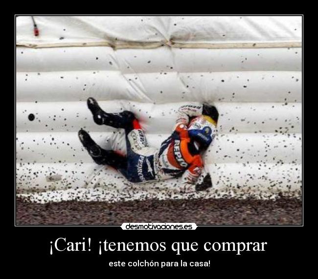 ¡Cari! ¡tenemos que comprar -