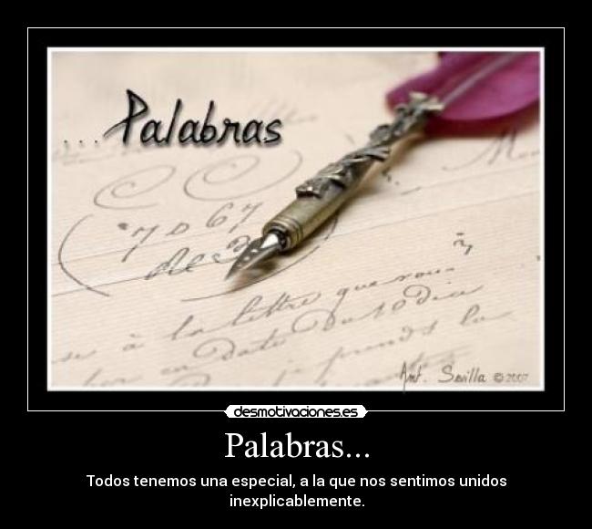 Palabras... - 