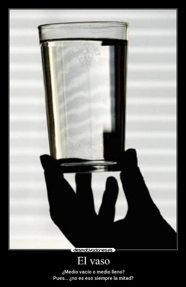 El vaso - 