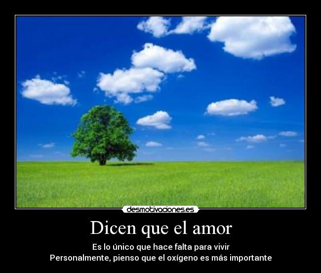 Dicen que el amor - 