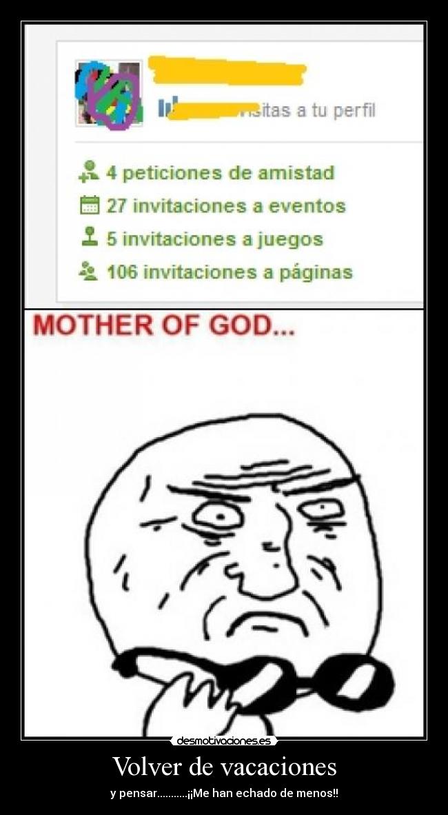 Volver de vacaciones - y pensar...........¡¡Me han echado de menos!!