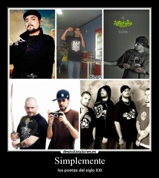 Simplemente - los poetas del siglo XXI