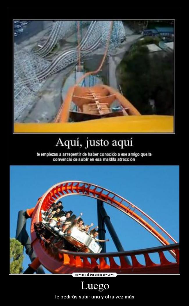 carteles atracciones desmotivaciones