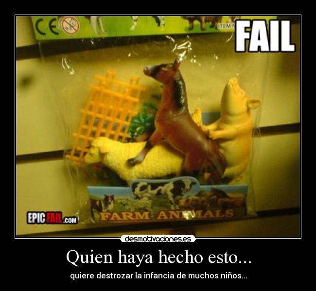 Quien haya hecho esto... - quiere destrozar la infancia de muchos niños...