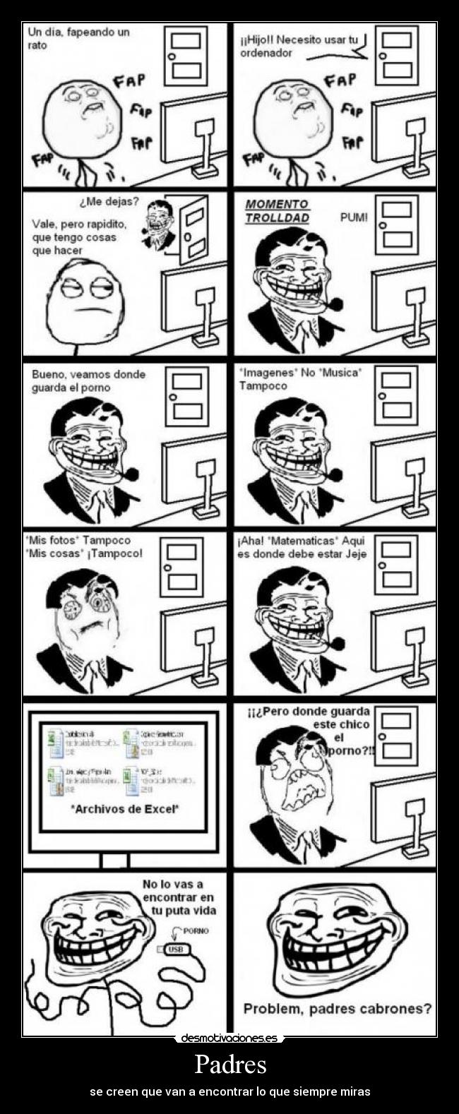 Padres - se creen que van a encontrar lo que siempre miras