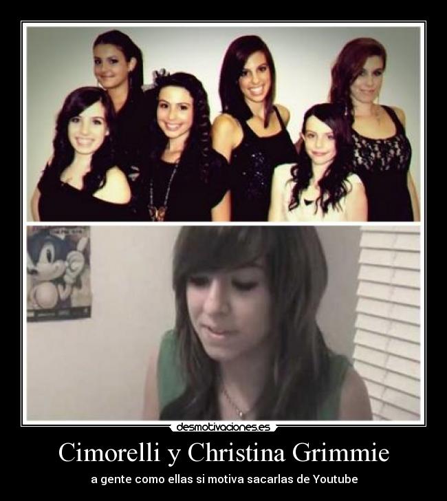 Cimorelli y Christina Grimmie - a gente como ellas si motiva sacarlas de Youtube