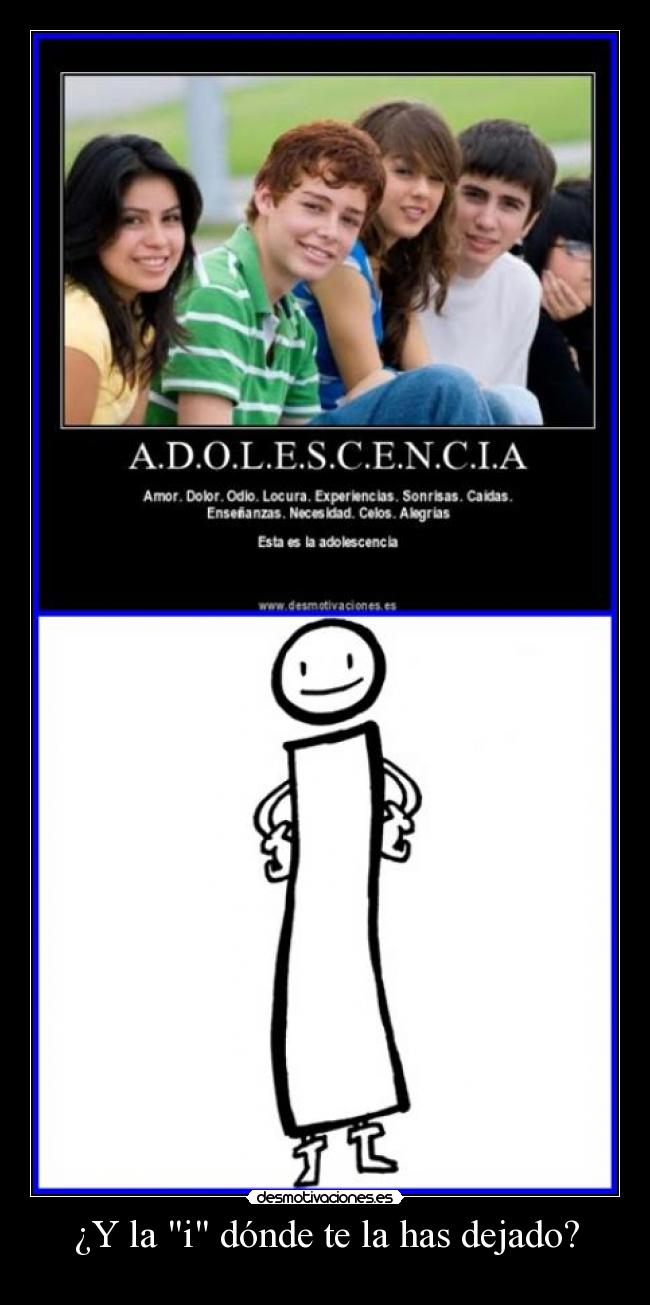 ¿Y la i dónde te la has dejado? - 