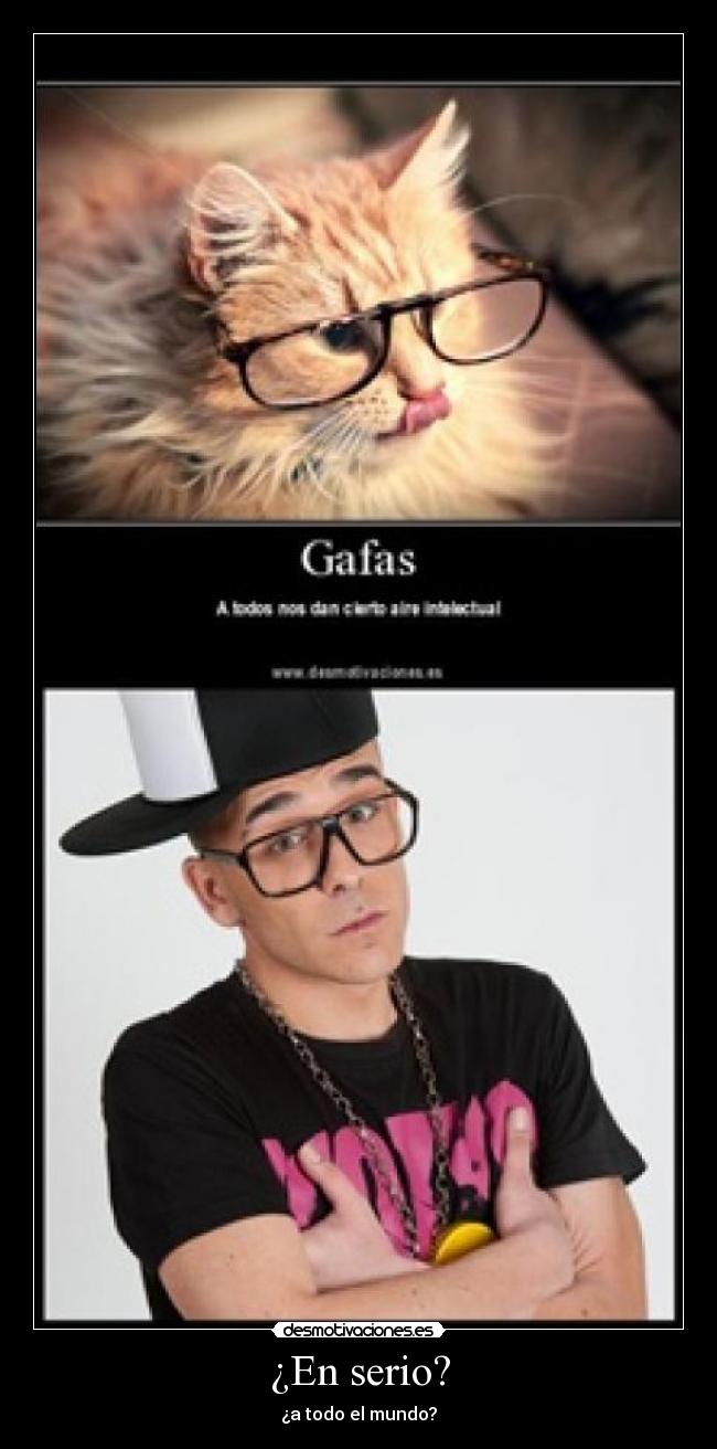 carteles gafas yah desmotivaciones