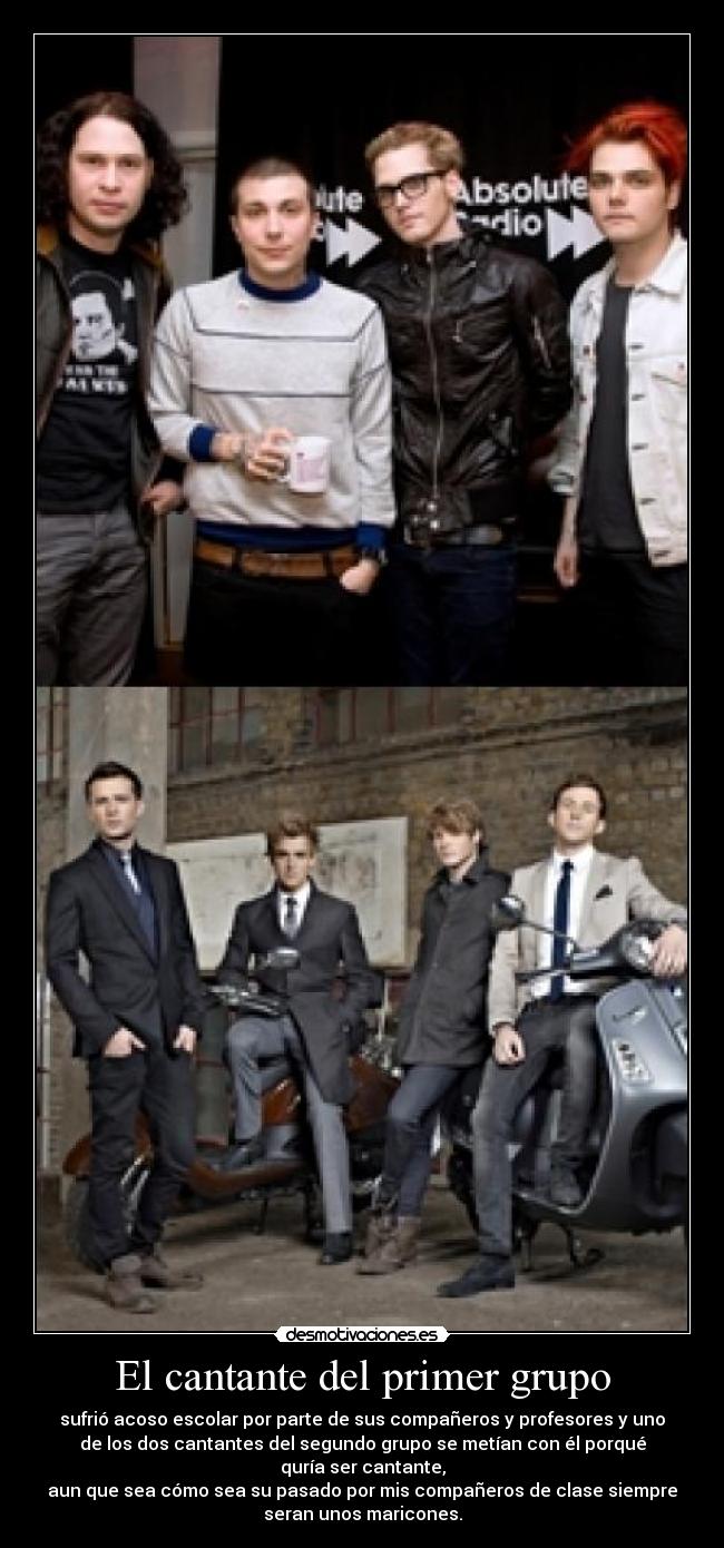 carteles mcfly chemical romance desmotivaciones