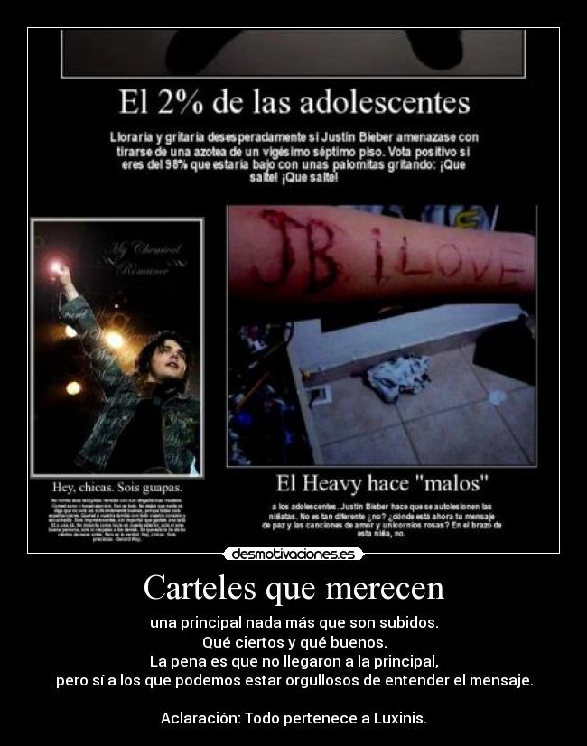 Carteles que merecen -